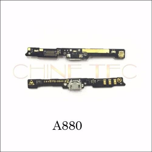 Micro Dock Port Connector Board USB Charging Flex Cable With Micphone Transmitter For ZTE A880 Mobile Phone Accessories