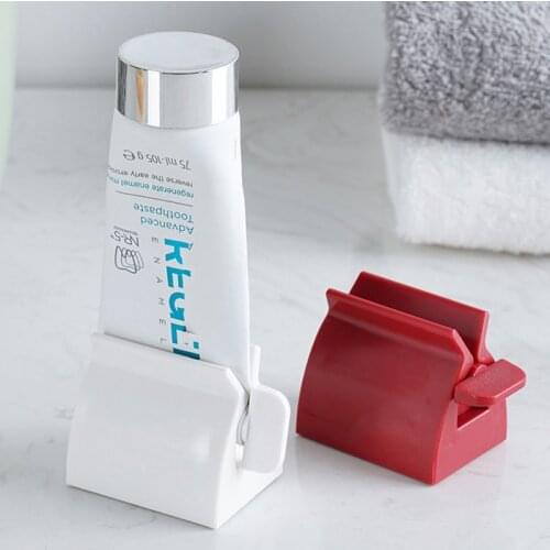 Multifunctional Rolling Toothpaste Squeezer Bathroom Accessories Facial Cleanser Squeezer Clips Manual Squeezer Press