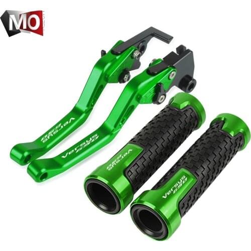 Motorcycle Accessories Adjustable Brake Clutch Levers 22MM CNC Handlebar grips For KAWASAKI VERSYS650 VERSYS 650 650cc 2015 2016
