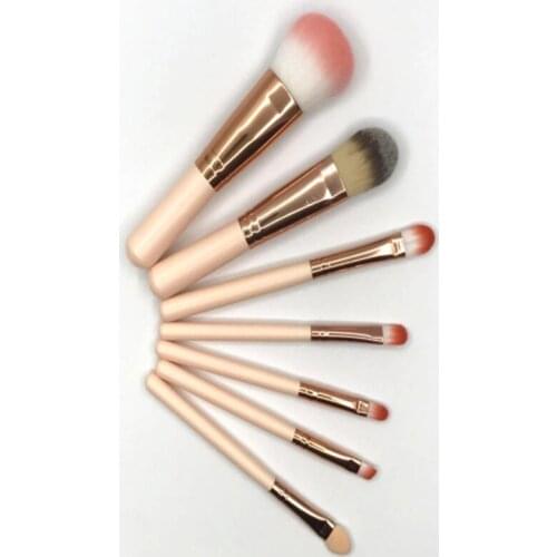 200sets/lot Protable 7pcs/set Mini Foundation Brush Set Makeup Brushes Professional Cosmetic Make up Brush