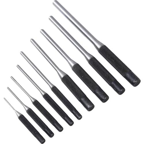 Hardened Steel Roll Pin Punch Tools Kit For Jewelers / Engineers / Carpenters DIY Craft Leather Hole Punching Tool