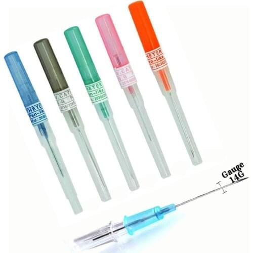 SaYao 1 Piece Disposable Sterile Body Piercing Needles Medical Navel Nipple Ear Nose Lip Surgical Steel Catheter Piercing Needle
