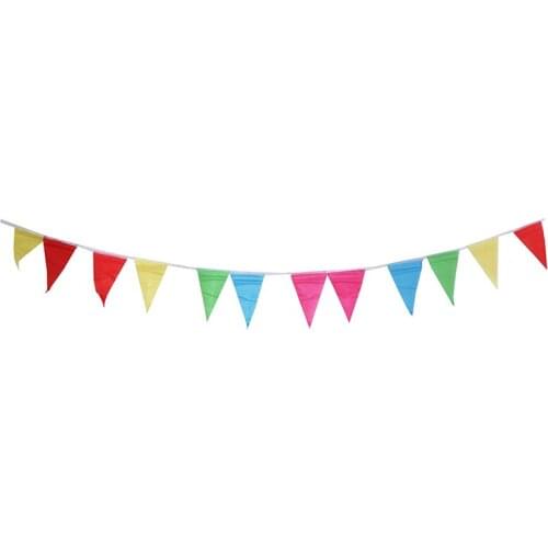 Holiday Decor 8 M Colorful Flag Pennant String Banner Festival Party