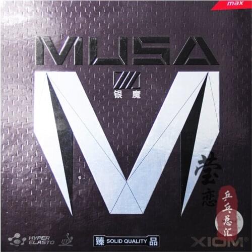 Original Xiom MUSA3 79-045 table tennis rubber offensive high elastic high control for ping pong game racket game