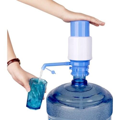 Clean and Sanitary Portable Bottled Drinking Water Hand Press Removable Tube Innovative Vacuum Action Manual Pump Dispenser