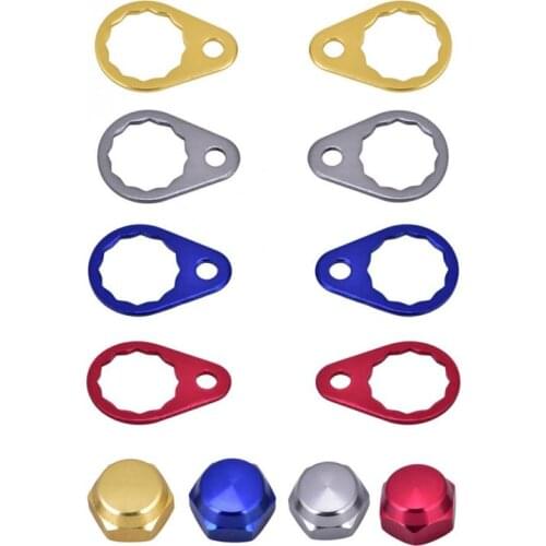 Fishing Reel Left/Right Hand Locking Plate Screw Cap DIY Reel Crank M7 Nuts for Shimano for Daiwa Baitcasting Wheel Rocker