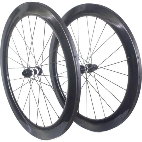 Light Weight Road Carbon Wheels Disc 30mm 35mm 40mm 45mm 50mm 55mm Tubular Tubeless Bicycle Wheelset 25mm Width