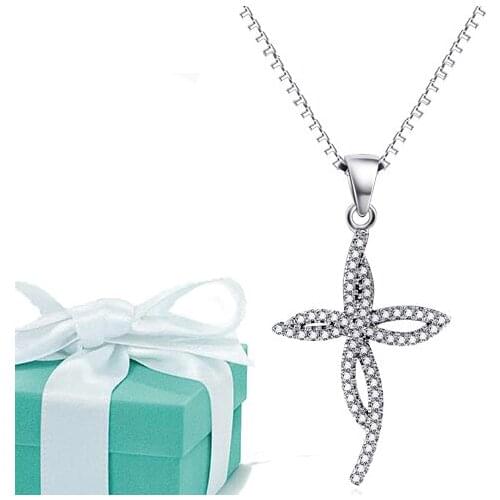 Top Brand Bijoux Femme 925 Sterling Silver Necklace, 2015 Find Micro Inserts dJewelry , Christmas Gift for Women, Free Shipping
