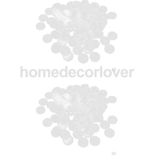 200pcs 21mm & 200pcs 32mm Clear Coin Capsules Containers Boxes Holders Storage Money Box