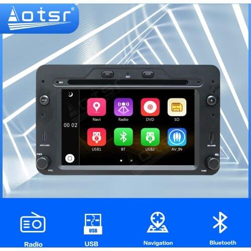 Auto Wince Head Unit For Alfa Romeo Windows CE MTK GPS Car Multimedia Player Stereo One DIN Audio GPS Navigtion Radio Tuner Tape