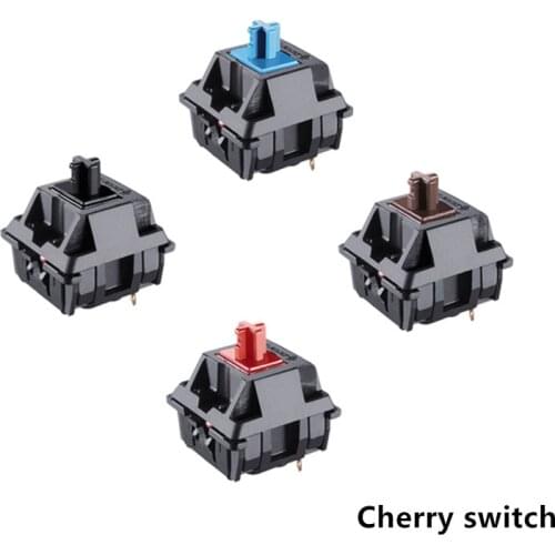 Cherry 3 Pin Switch SMD Mx Switch For Gaming Mechanical Keyboard Red Brown Blue Black Silver RGB Buttons For GK64 SK61 Anne Pro2