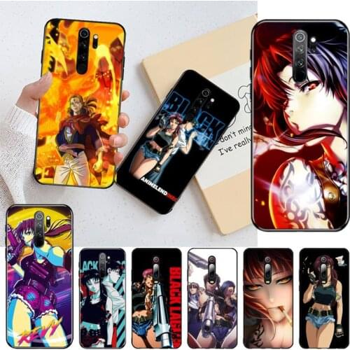 CUTEWANAN Black Lagoon Anime Custom Photo Soft Phone Case for Redmi Note 8 8A 8T 7 6 6A 5 5A 4 4X 4A Go Pro