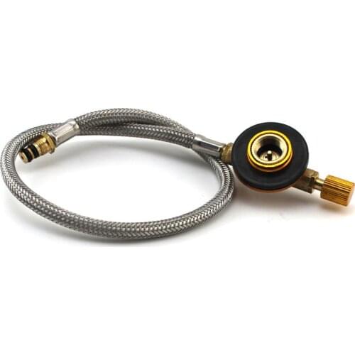Stove Gas fuel pipe tube for outdoor burners stoves Connecting Pipe Bottle Link Stove Hose with fire power Regulating valves