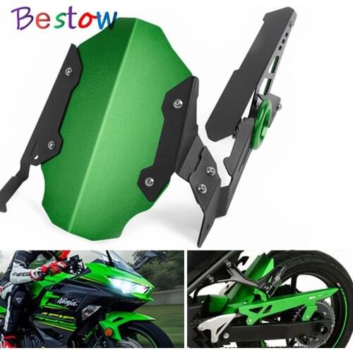 Modified Motorcycle Rear Fender Mudguard And Motorcycle Chain Protection Cover Motyorbike Chain Shell for Kawasaki-Nijia400 Z400