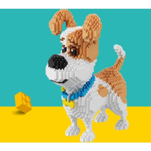 BALODY Pet Dog Series 1000+pcs Small Diamond Building Blocks Pet Dog Series Suitable Adult Children Leisure Educational Toy Gift