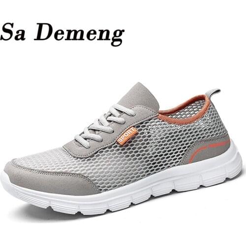 Sa Dmeng Men Shoes Summer Loafers Lazy Shoes Lightweight Cheap Mesh Casual Shoes Men Sneakers Tenis Masculino Zapatillas Hombre