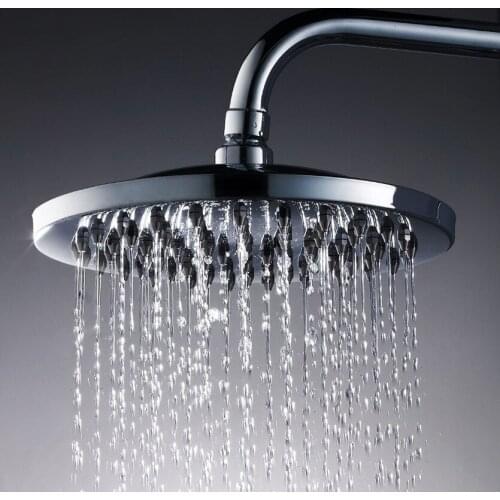 Modern Style 8 Inch Head Shower Round Polished Chrome Finish Bathroom Shower Head Nsh044