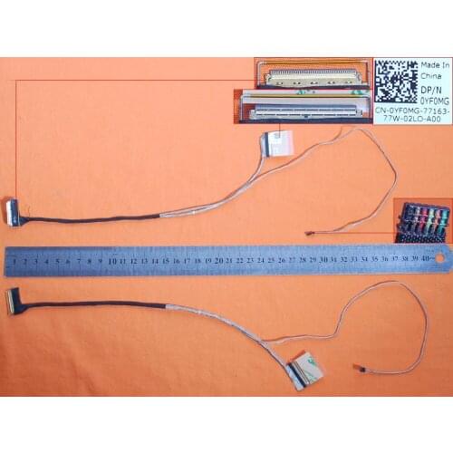 New Laptop Cable For DELL 15 3567 INSPIRON 15 3567 turis 15 TOUCH EDP PN: 450.0AH01.0032 0YF0MG Screen LVDS Connector