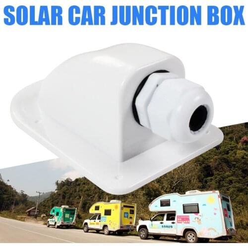 Entry Panel Roof Mount RV Caravans Motorhomes Plate Cable Gland Waterproof UV Resistant Boats Solar Panels Spoiler Single Hole