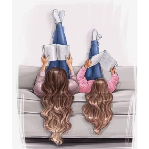 Read Girls Transparent Clear Pattern Stamps For DIY Scrapbooking/Card Making/Kids Christmas Fun Decoration