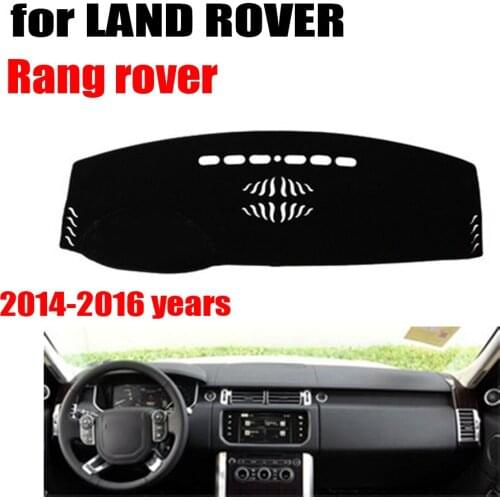 RKAC Car dashboard covers mat for LAND ROVER Range rover 2014-2016 Left hand drive dashmat pad dash auto dashboard accessories