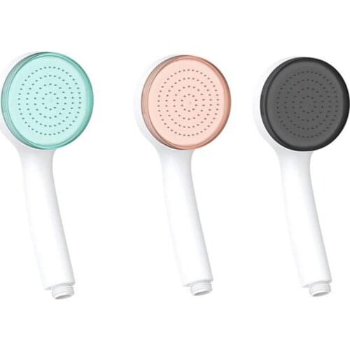 SHUIELIN High Pressure Handheld Shower Head With Powerful Shower Spray Save Water Green Panel Massage Spa Bathroom Fixture