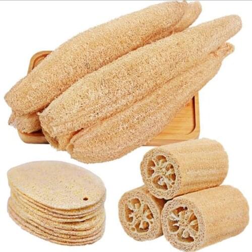 Loofah Dishcloth Farmhouse Loofah Flesh Dish Towel Kitchen Dishwashing Brush Pot Scouring Pad Bath Brush Scrubbing Towel GJ111