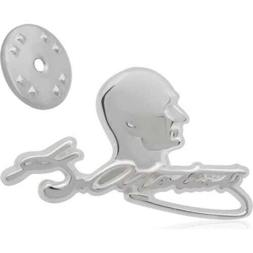 Silverlina Silver Kemal Ataturk Signed Badge