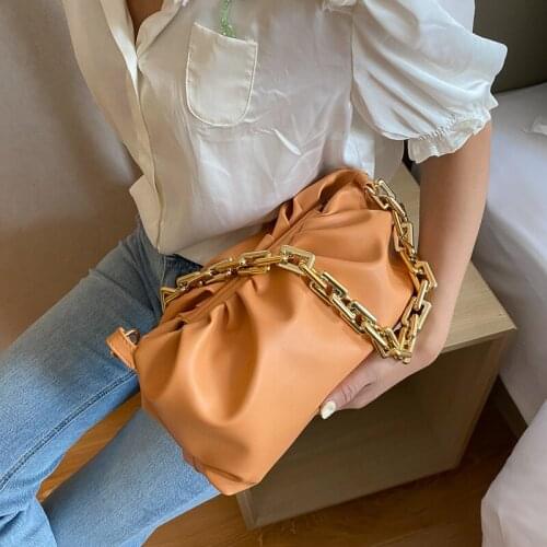 New Bag For Women Cloud bag Soft Leather Hobos Bag Single Shoulder Purse Women Crossbody Bag Chains Handbag Purse Day Clutches