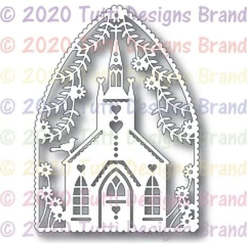 Wedding Chapel DIY Handicrafts Cutting Dies Metal Cutting Stencils for Scrapbooking Album Stamp Paper Card Embossing