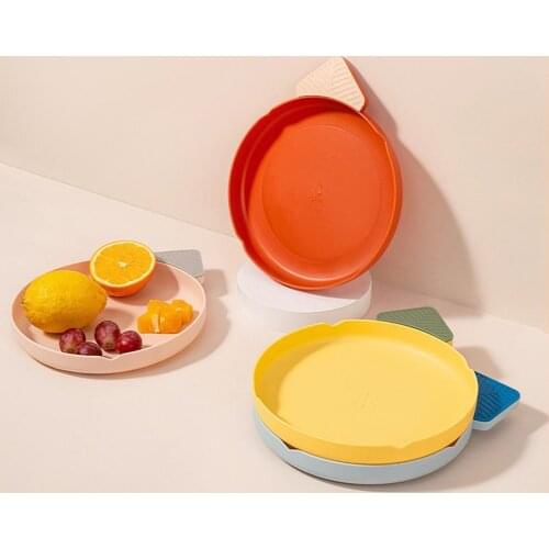 Storage Tray Easy Clean Convenient Plastic Shockproof Fruit Food Plate for Indoor