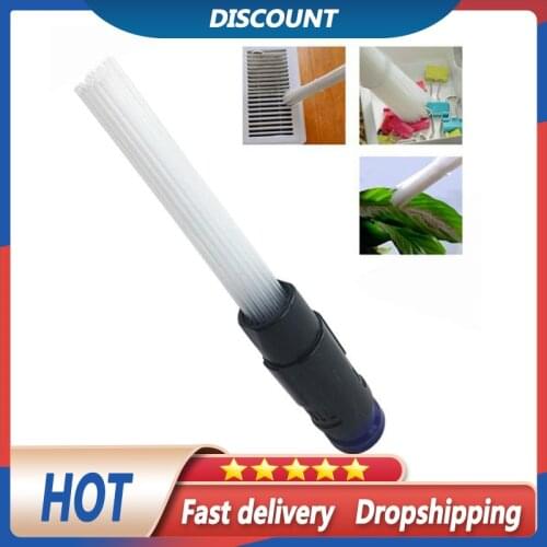 Universal Multi-Tube Vacuum Cleaner Attachments Brush Cleaner Dirt Remover For Home And Car Keyboards Drawers Shutters