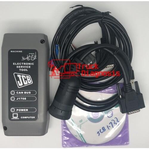 V1.73.3 for JCB DIAGNOSTIC KIT (DLA) JCB Service Master Spare parts SPP JCB Agricultural construction Diagnostic scanner tool