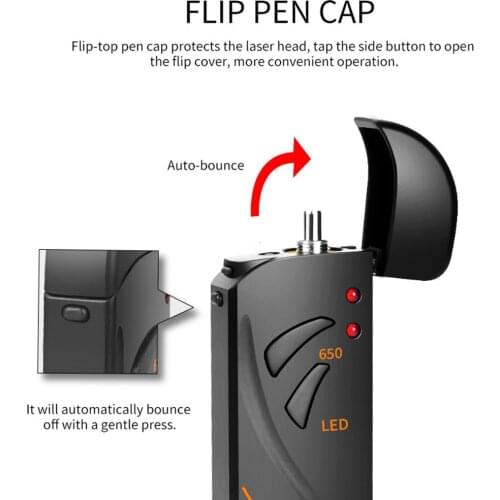 FTTH Fiber Optic 15km/20km/30km Tester Pen Type Red Laser Light Visual Fault Locator USB charge LED lighting pen