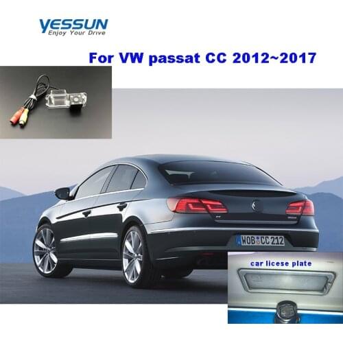 Yessun HD CCD Night Vision Car Rear View Reverse Backup Camera Waterproof For Volkswagen passat CC 2012~2017