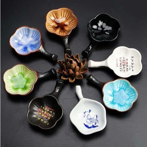 Painting gouache box 1PCS Xiaoyantai Ceramic Ink Saucer Brush Holder Ink Water Dish Pigment Dish Mochi Ink Dish Washing Pen