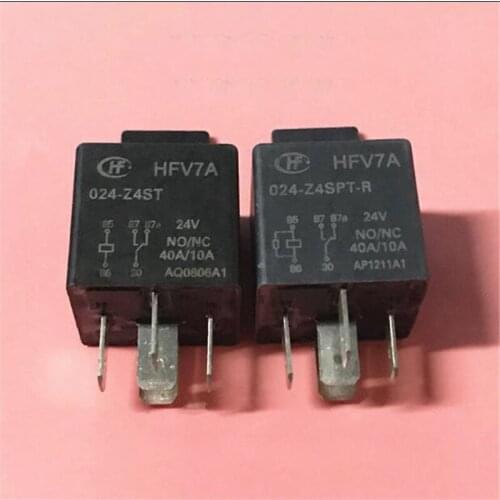 24V relay HFV7A 024-Z4ST HFV7A-024-Z4ST HFV7A024Z4ST 24VDC 40A 5PIN