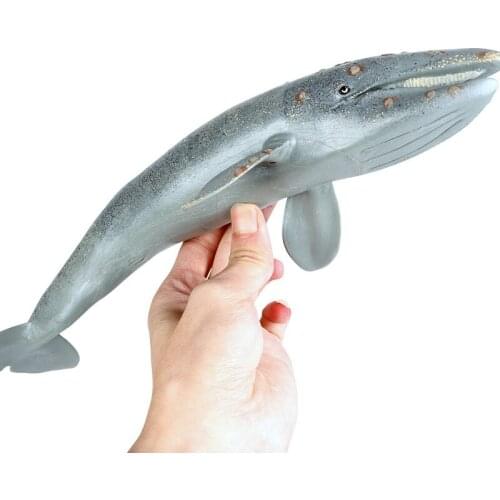 Big Size Humpback Animals Model Action Figure Simulation Sea Animal Action Figures Collection PVC Lovely Toy Kids Gift