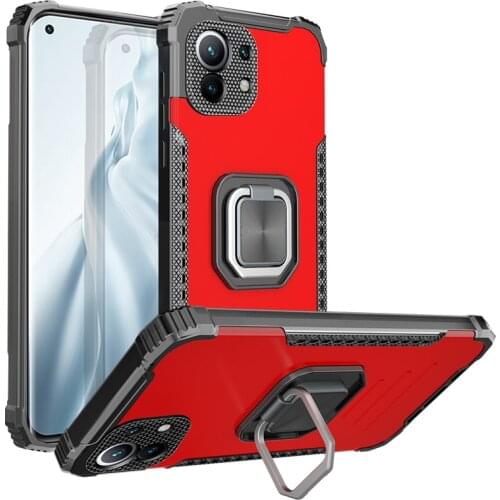 For Xiaomi Mi 11 11i 10T Pro Case Hard Aluminum alloy+TPU With Ring shockproof protect Back Cover For xiaomi Mi Note 10 Pro lite