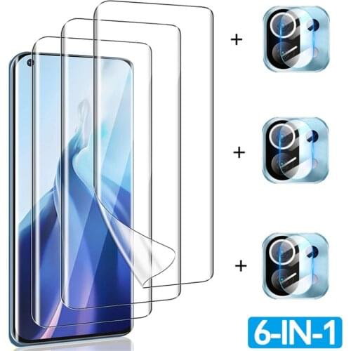 Xiaomi mi11 mi10 mi10t lite mi note10 Screen Protector Mi11 Ultra Soft Hydrogel Film for Xiaomi mi 11 pro Not Glass Mi 11 Lite