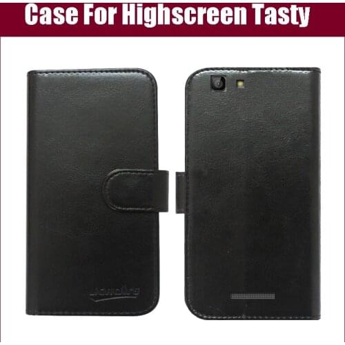 Highscreen Tasty Case New Arrival 6 Colors High Quality Flip Leather Exclusive Protective Cover Case For Highscreen Tasty Case