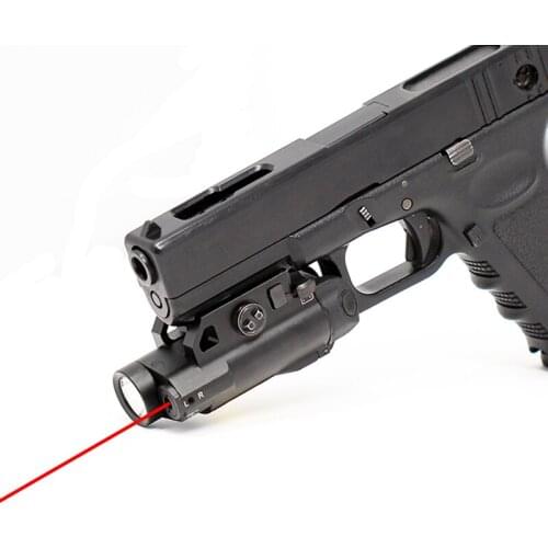 Magnetic Red Laser Sight Scope Glock LED Flashlight Combo Tactical Handgun Lights for Pistol Guns Glock 17 19 22 Hunting Laser