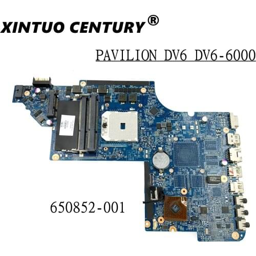 Laptop Motherboard For HP Pavilion DV6 DV6-6000 650852-001 DDR3 Mainboard 100% tested
