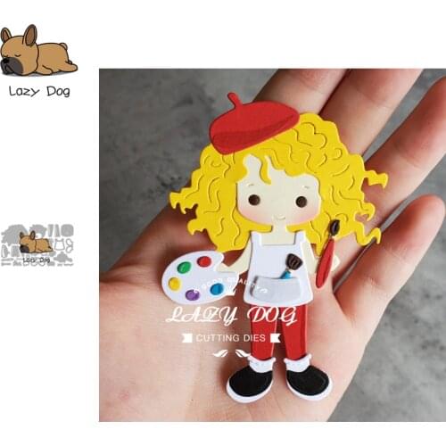 Painter Artist Metal Cutting Dies Scrapbooking Stencil DIY Mold Knife Craft Embossing Die Cuts Card Making New Dies For 2020