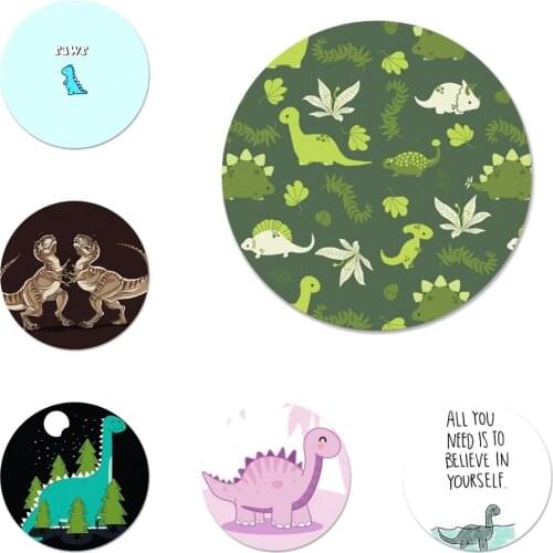 Cute dinosaur Badge Brooch Pin Accessories For Clothes Backpack Decoration gift 58mm