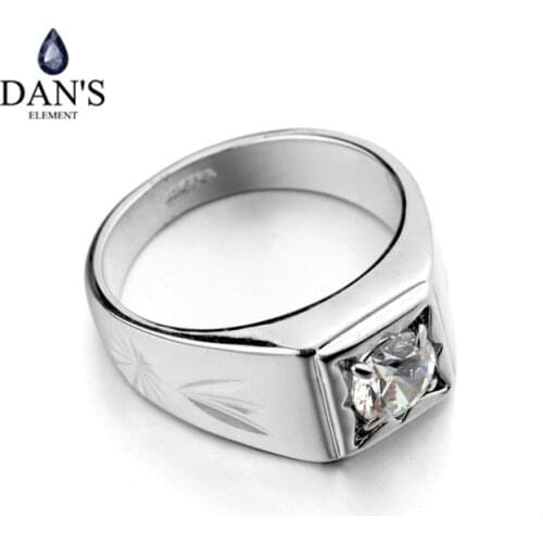 Dans Element Rings for men Austrian Crystals Fashion wedding ring Vintage New Sale Hot #RG92372