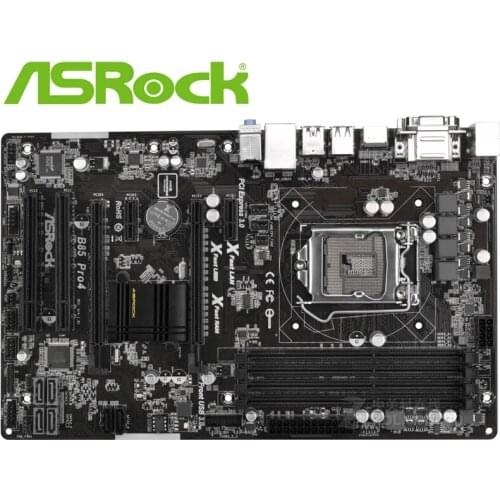 Desktop motherboard ASROCK B85 Pro4 DDR3 LGA 1150 USB2.0 USB3.0 boards 16GB B85 ATX used mainboard PC