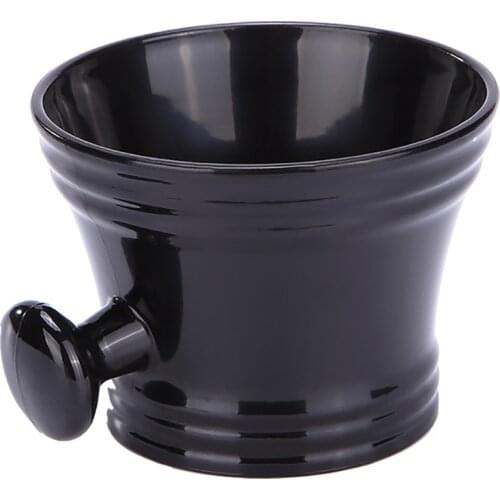 Plastic Shaving Soap Bowl with Handle, Household Shaving Foam Bowl, Shaving Mug Soup Bowl Barber Cleaning Soup Cup for Men