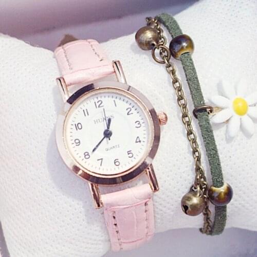 Simple Women Watches Fashion Clock Ladies Pink Girl Watch Tower Minimalis Kol Saati Zegarki Damskie Reloj Mujer reloj de mujer