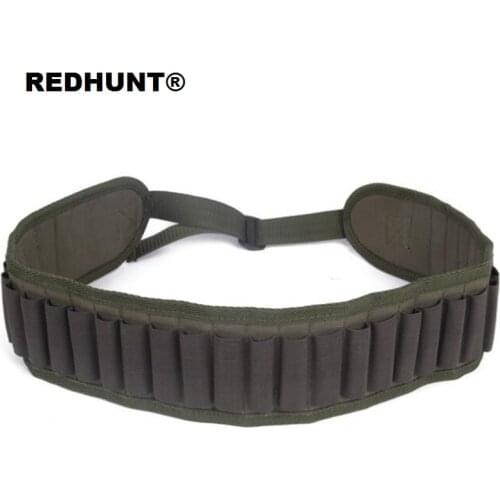 30 Rounds Shotgun Shell Holder Belt Tactical Shooting Gun Bullet Belt Pouch Shotgun Ammo Holder Belt